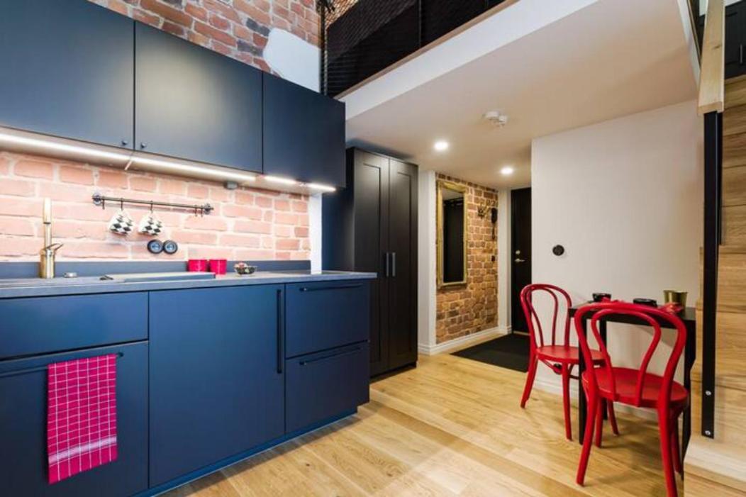Lejlighed Loft Black And Red *